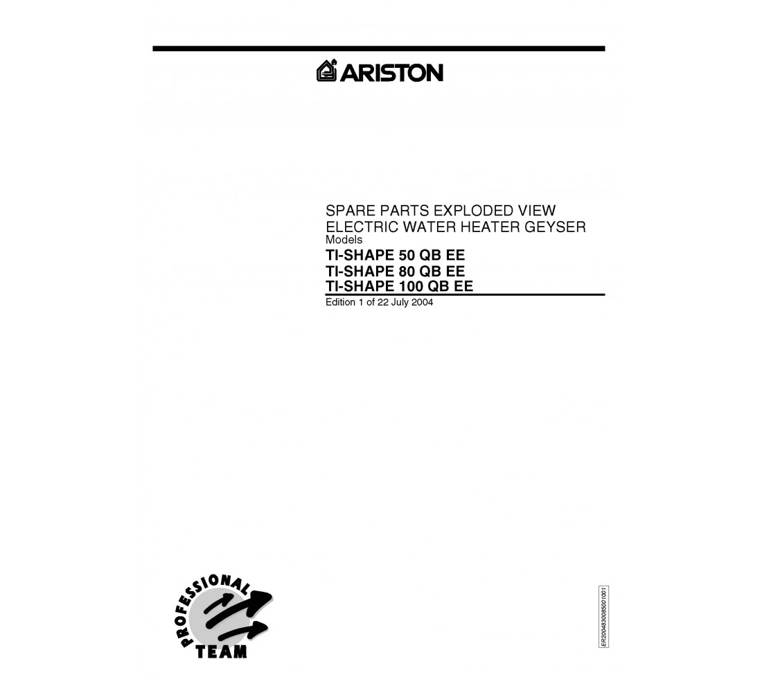 ARISTON TI-SHAPE 50, 80, 100 QB EE